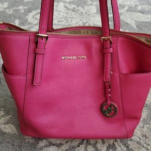 Hot pink michael Kors bag